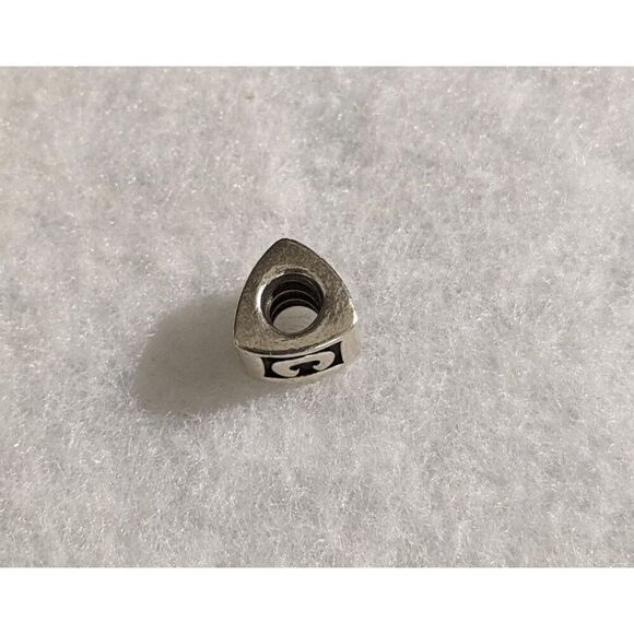 Authentic PANDORA Sterling Silver Charm ALPHABET LETTER "C" #790323C - Picture 3 of 5